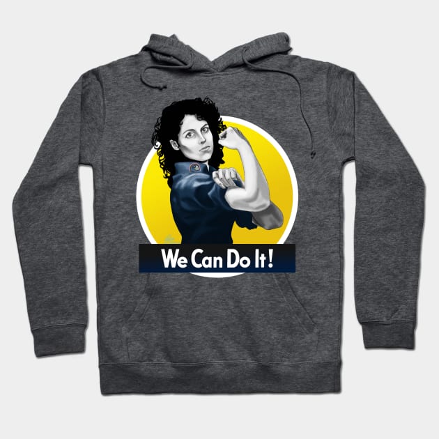 Ripley the Riveter Hoodie by kazoomoo